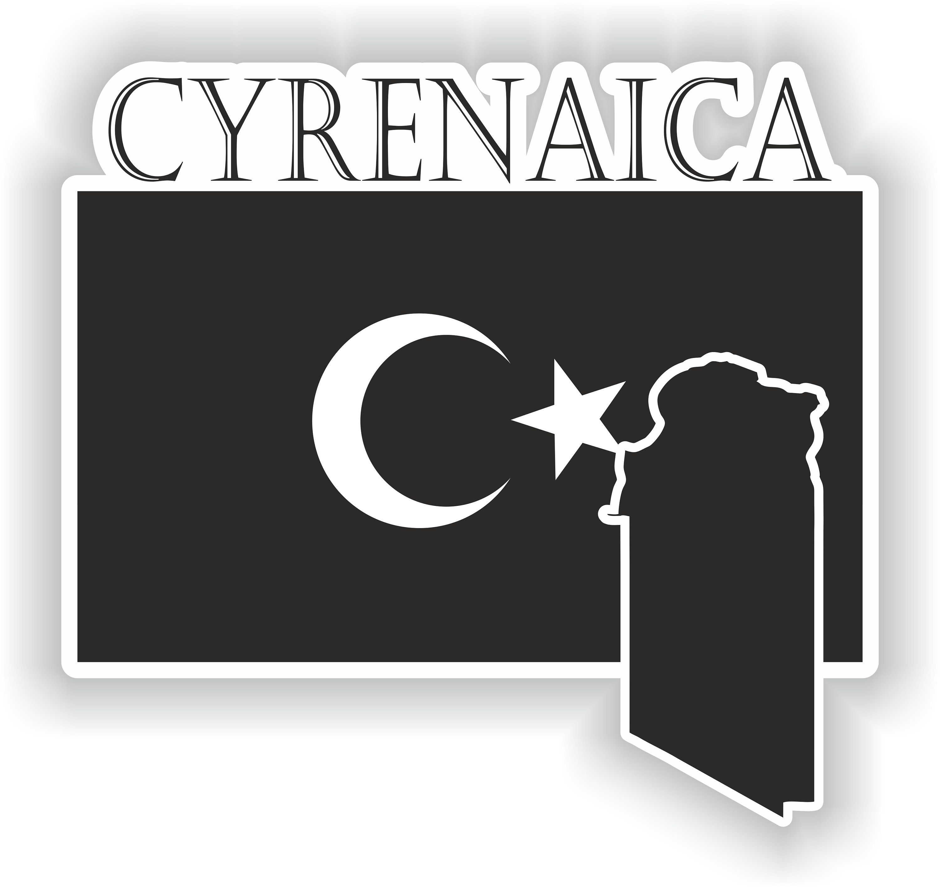 Cyrenaica Country Project Flag - Digital File Download - svg, png, eps, jpg