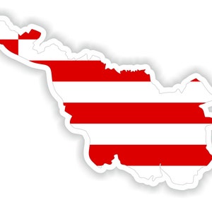 Bremen Alemania mapa Pegatina Bandera para el libro portátil Nevera Guitarra Casco de motocicleta Caja de herramientas Puerta PC Barco