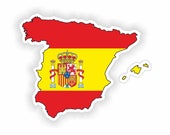 Spagna Spagnolo Born & Proud ESPANA 50 Mm (2") Adesivi In Vinile - Foto 10