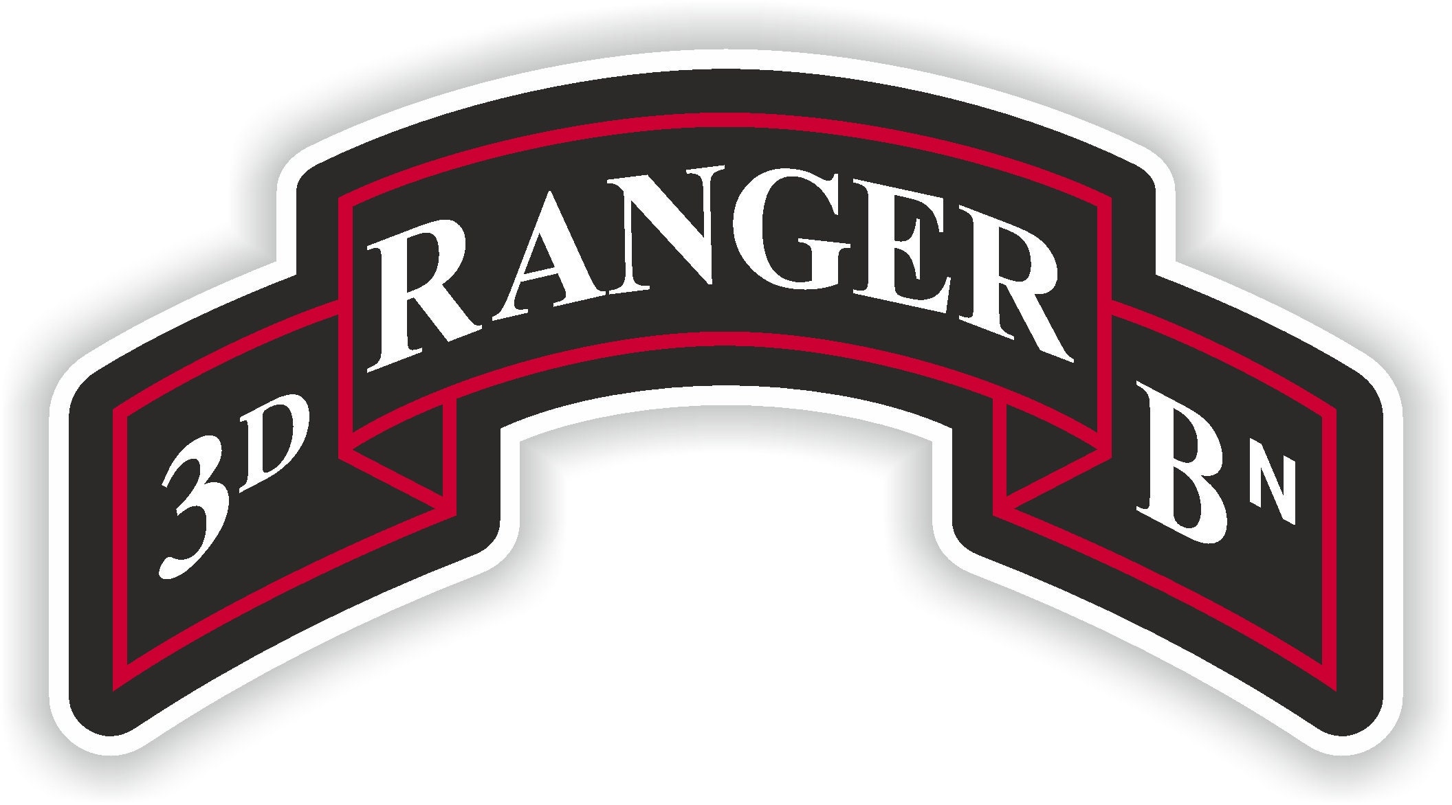 3rd Ranger Regiment Insignia Sticker for Laptop Book Fridge Guitar Motorcycle Helmet ToolBox Door PC Boat