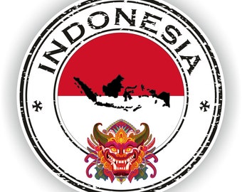 インドネシアの丸い国旗 SVG - インドネシアの円形バナー、国の円形