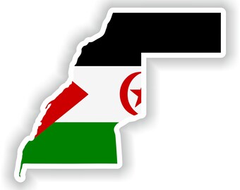 Sahara occidental carte drapeau - téléchargement de fichier numérique - svg, png, eps, jpg