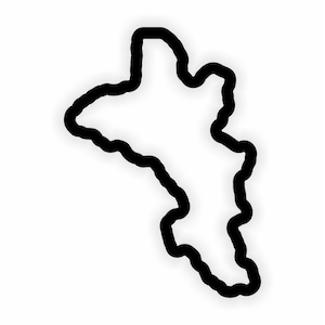 Etiqueta engomada del contorno de la bandera del mapa de Seychelles para el libro del ordenador portátil nevera guitarra casco de la motocicleta puerta PC barco