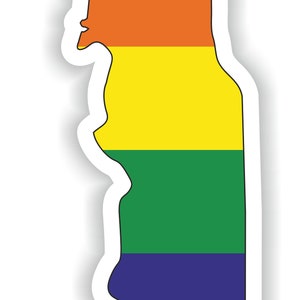 Togo Gay Rainbow Carte Drapeau Autocollant pour ordinateur portable Livre Réfrigérateur Guitare Moto Casque ToolBox Porte PC Bateau