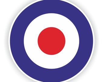 RAF Royal Air Force Roundel Pegatina militar para el libro portátil Nevera Guitarra Casco de motocicleta Caja de herramientas Puerta PC Barco