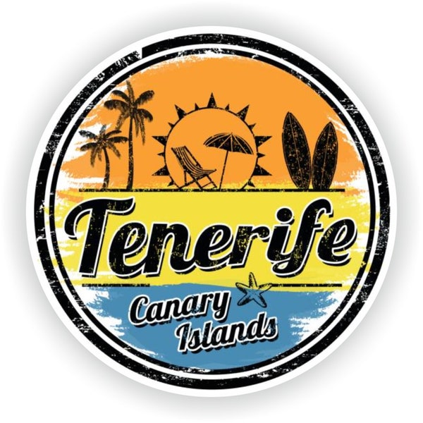 Tenerife Seal Round Flag - Digital File Download - svg, png, eps, jpg