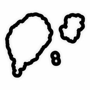 Sao Tome Und Principe Karte Flagge Umriss Aufkleber für Laptop Buch Kühlschrank Gitarre Motorrad Helm Tür PC Boot