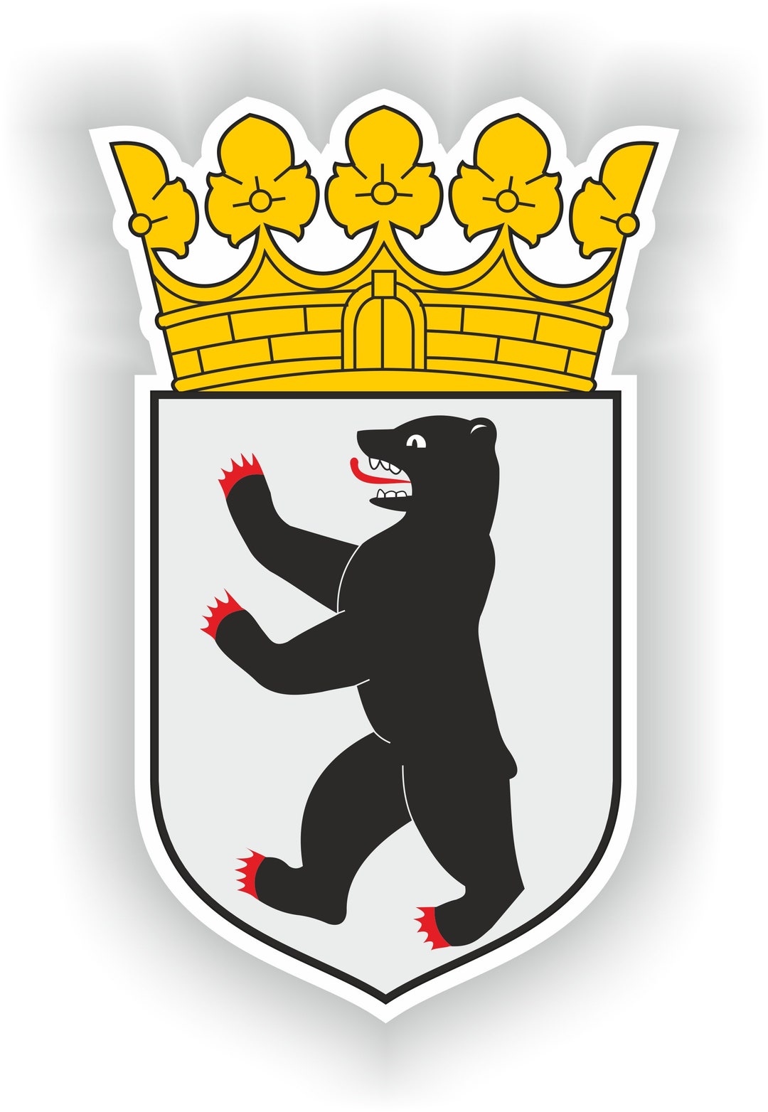 Berlin Germany City Coat Of Arms Sticker With Flag For Bumper Laptop berlin-germany-city-coat-of-arms-sticker-with-flag-for-bumper-laptop