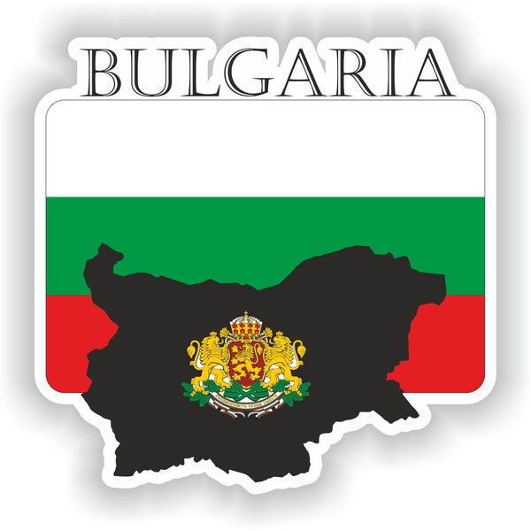 Bulgaria Sticker Flag MF for Laptop Book Fridge Guitar Motorcycle Helmet ToolBox Door PC Boat