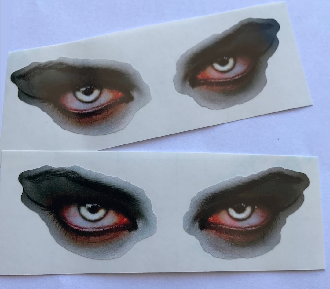 Evil Eyes Stickers 2x Pair of Stickers for Bumper Car Van Truck ...