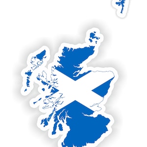 Schottland Karte Aufkleber Flagge für Laptop Buch Kühlschrank Gitarre Motorrad Helm ToolBox Tür PC Boot