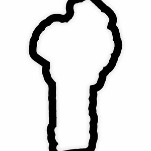 Etiqueta engomada del contorno de la bandera del mapa de Benín para el libro del ordenador portátil nevera guitarra casco de la motocicleta puerta PC barco