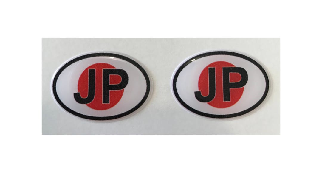 Japan JP Domed Gel (2x) Stickers 0.8
