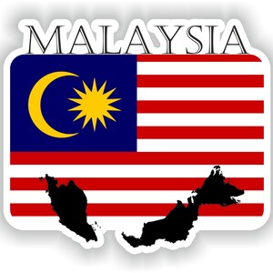 Malaysia Country Project Flag - Digital File Download - svg, png, eps, jpg