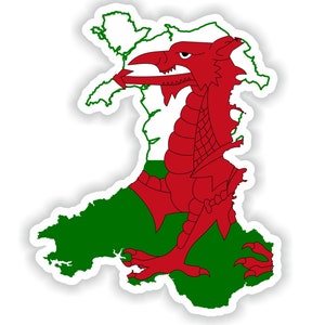 Wales Map Flag - Digital File Download - svg, png, eps, jpg