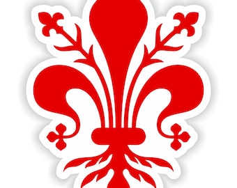 Firenze Florence Coat of Arms Sticker Italy Toscana for Bumper