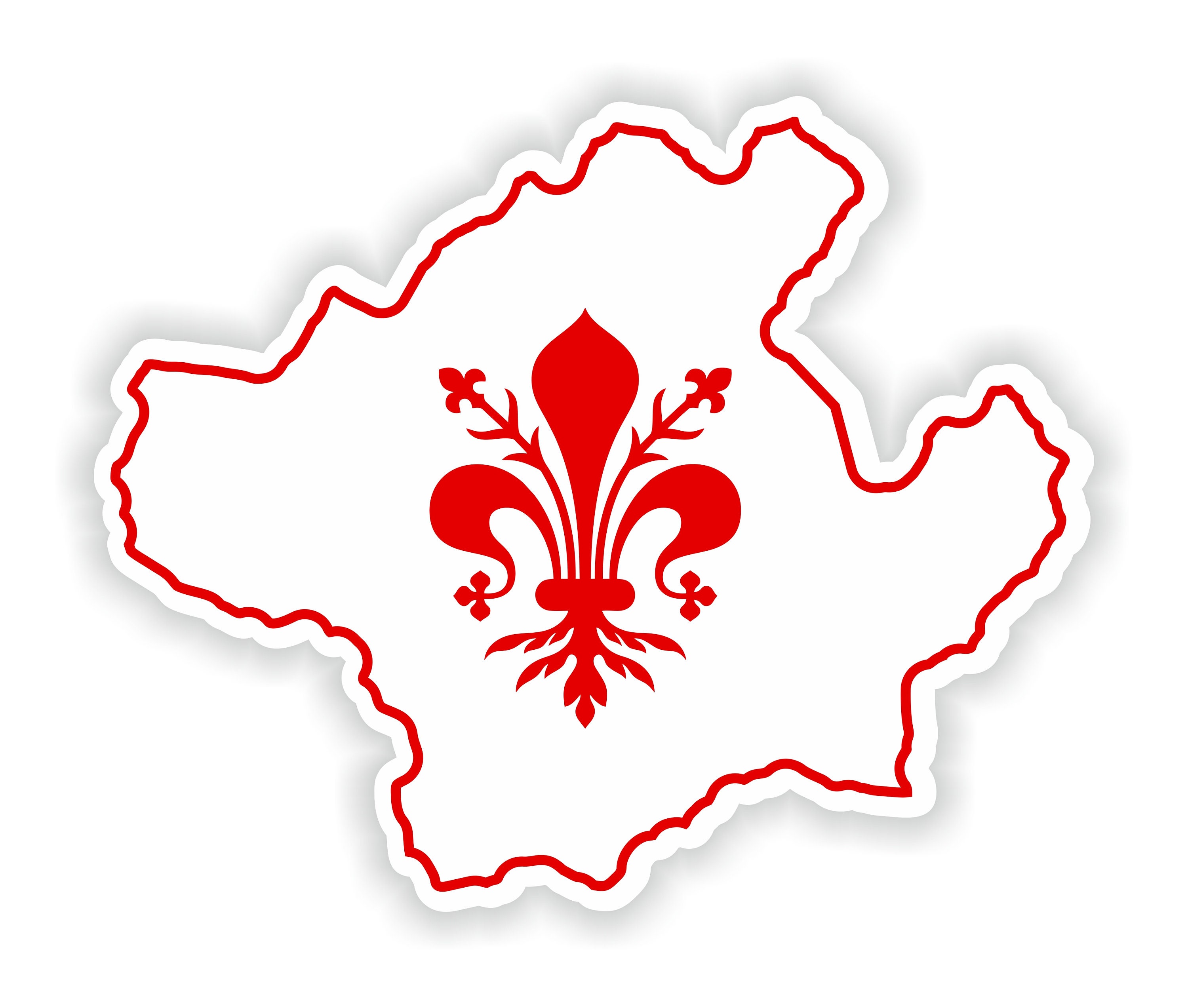 Firenze Florence Map Flag - Digital File Download - svg, png, eps, jpg