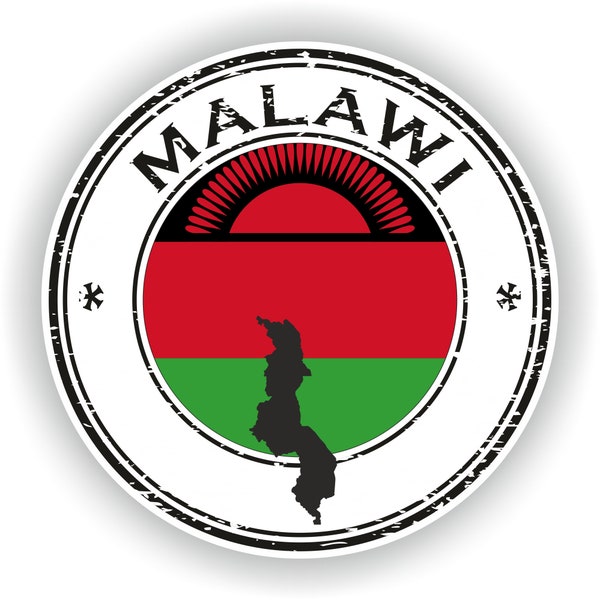 Malawi Seal Round Flag - Digital File Download - svg, png, eps, jpg