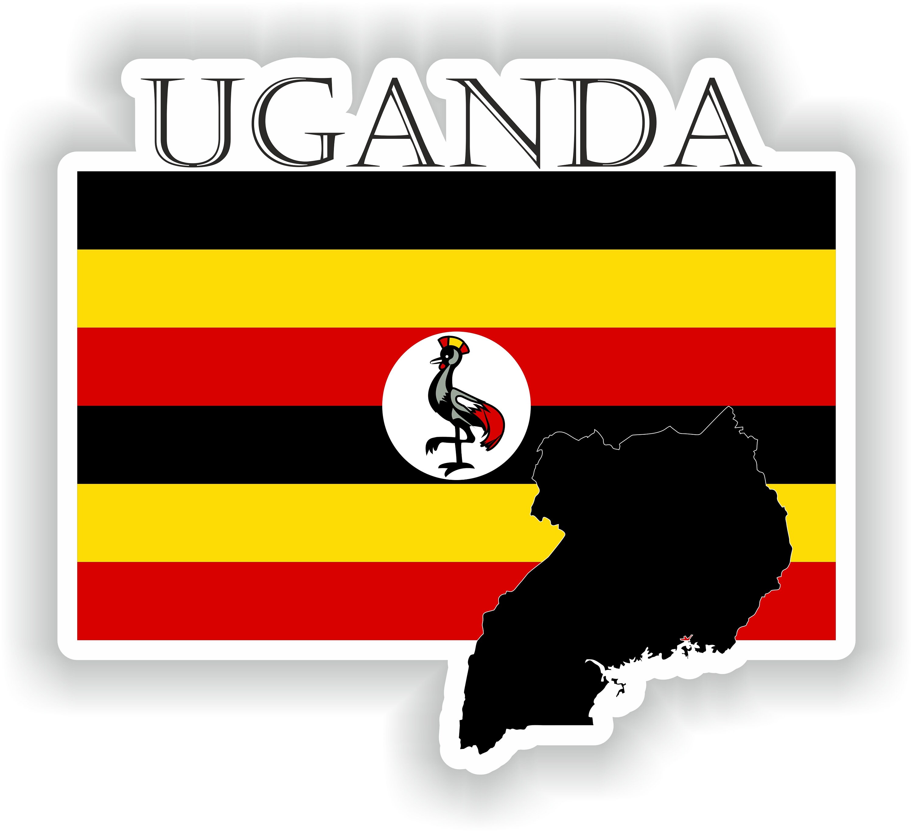 Uganda Country Project Flag - Digital File Download - svg, png, eps, jpg