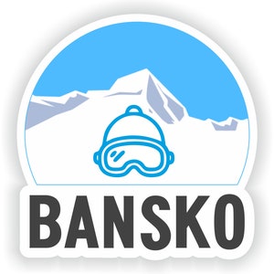 Bansko Ski Snowboard - Téléchargement de fichier numérique - svg, png, eps, jpg