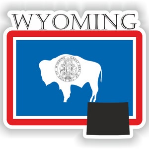Drapeau du projet de pays du Wyoming - Téléchargement de fichier numérique - svg, png, eps, jpg