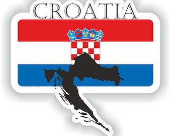 Croatia Country Project Flag - Digital File Download - svg, png, eps, jpg
