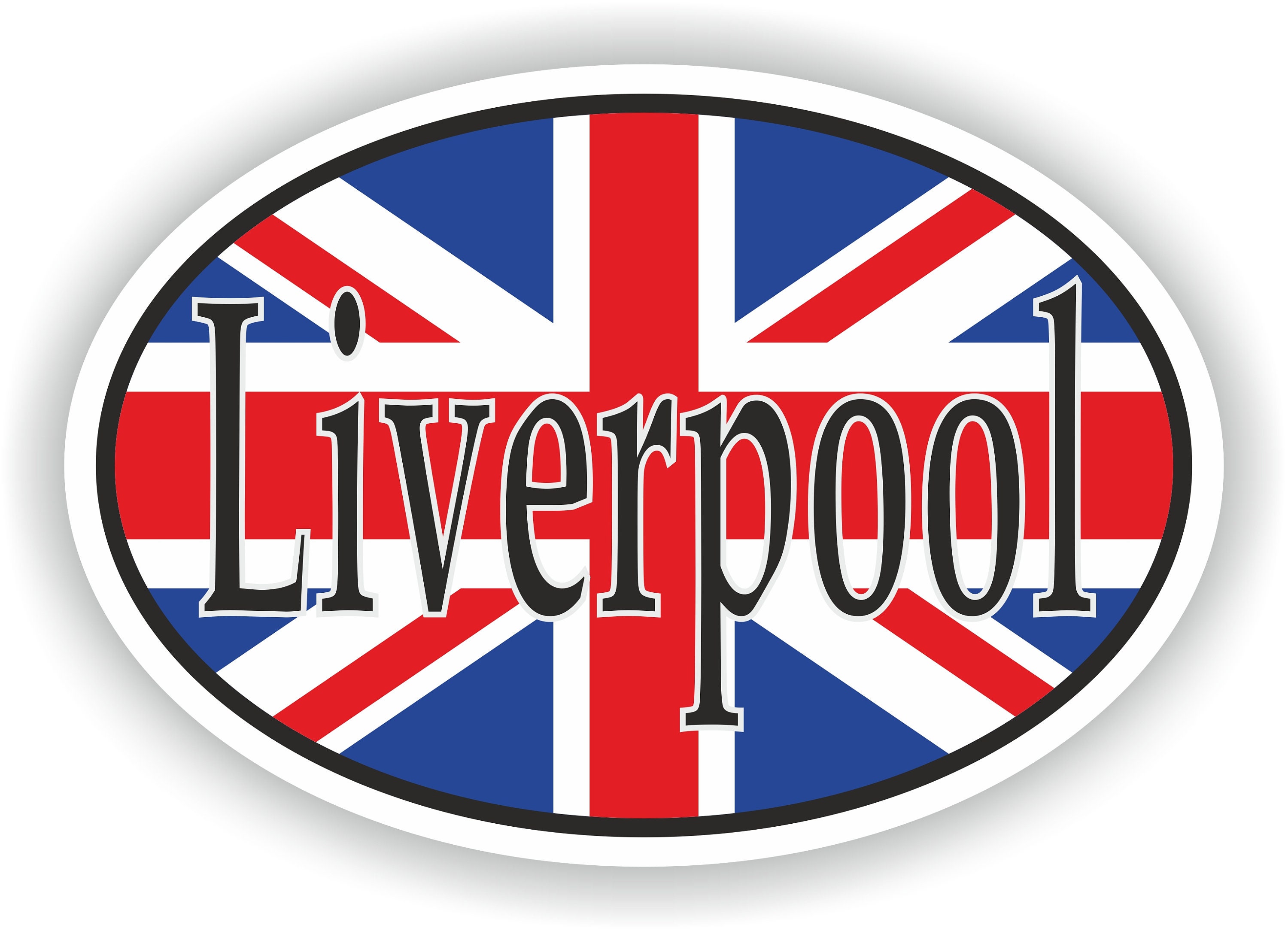 thumbnail image 2 of Liverpool FC Soccer Club Sticker Decal – Water Resistant – Car Truck Bumper Laptop 2 of 6