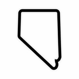Nevada Karte Flagge Umriss Aufkleber für Laptop Buch Kühlschrank Gitarre Motorrad Helm Tür PC Boot