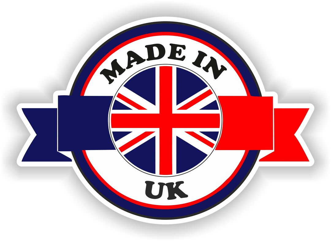 Rh Made In England Sticker UK United Kingdom Made In, Sticker Flag for Laptop Book Fridge Water ...