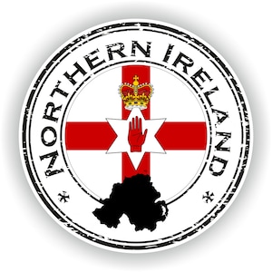 Bandeira redonda do selo da Irlanda do Norte - Download de arquivo digital - svg, png, eps, jpg