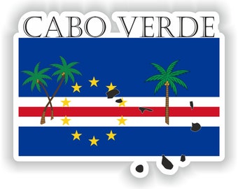 Cabo Verde Country Project Flag - Digital File Download - svg, png, eps, jpg