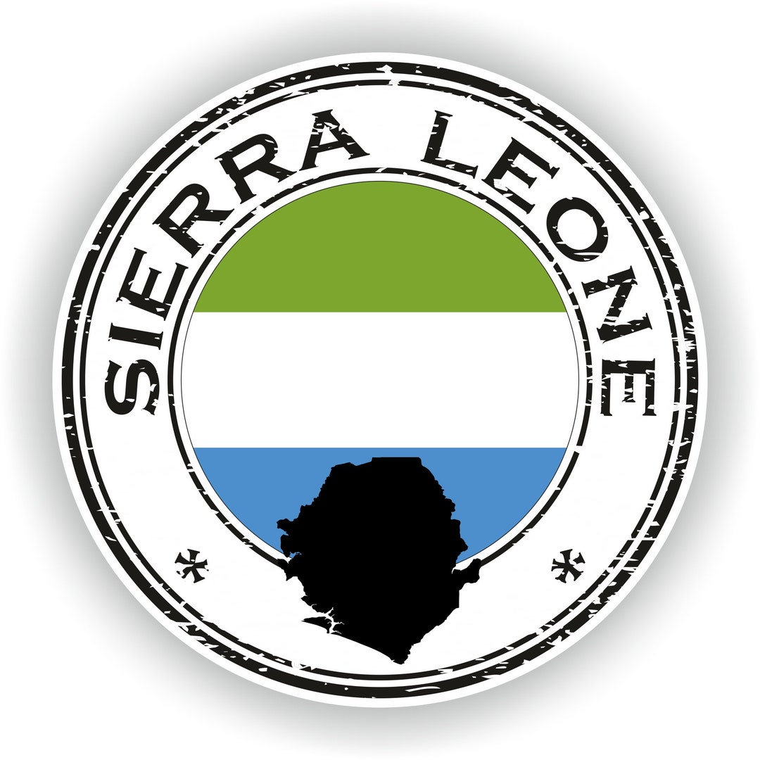 Sierra Leone Seal Round Flag - Digital File Download - Svg, Png, Eps ...