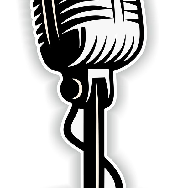 Microphone - Digital File Download - svg, png, eps, jpg