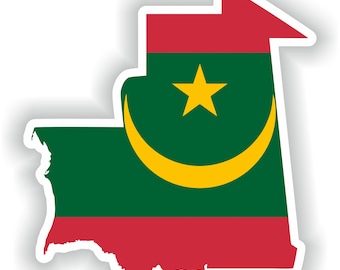 Mauritanie carte drapeau - téléchargement de fichier numérique - svg, png, eps, jpg