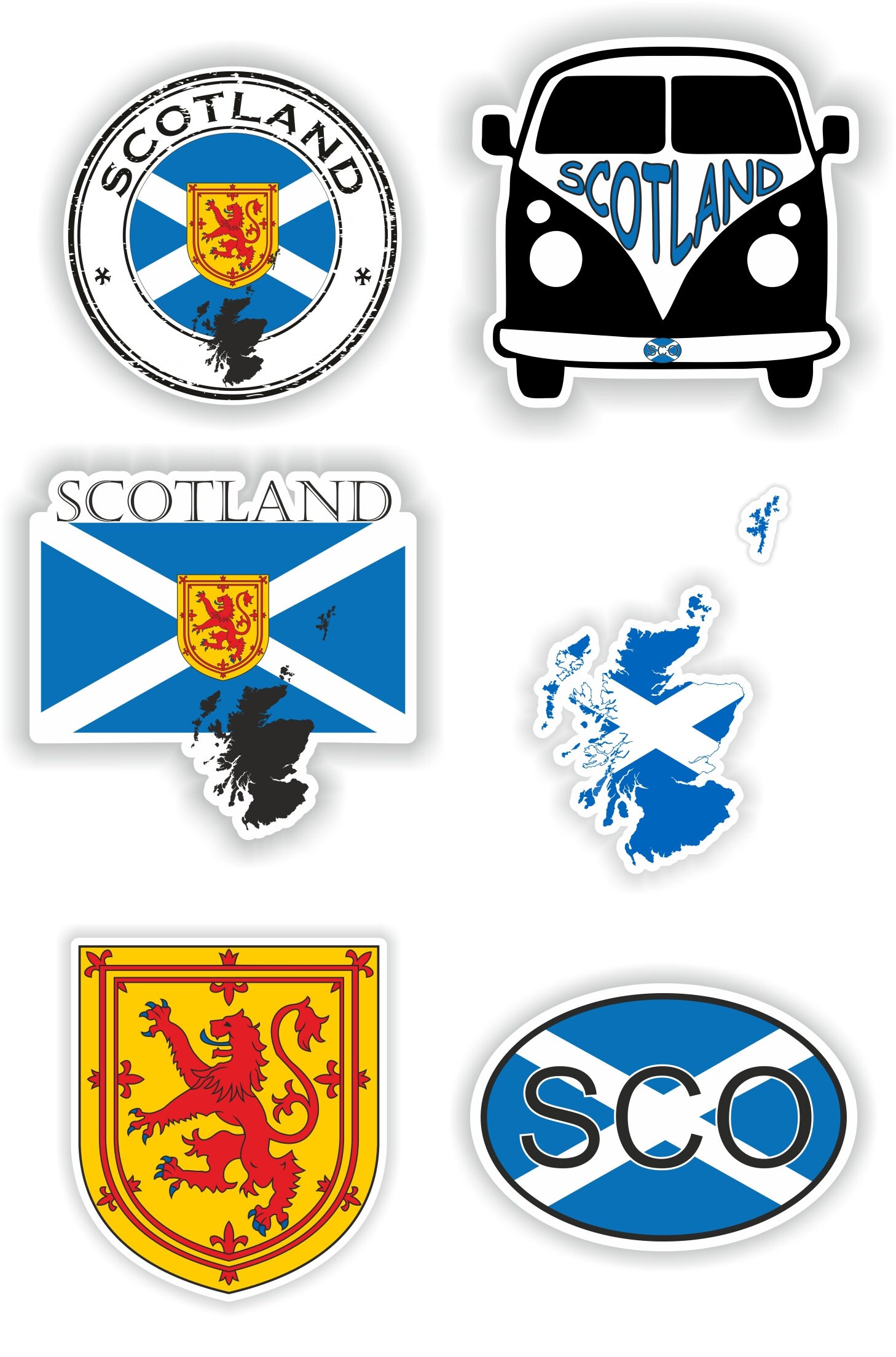 Adesivo Scozia A Forma Di Paese Impermeabile Per Laptop - Foto 14