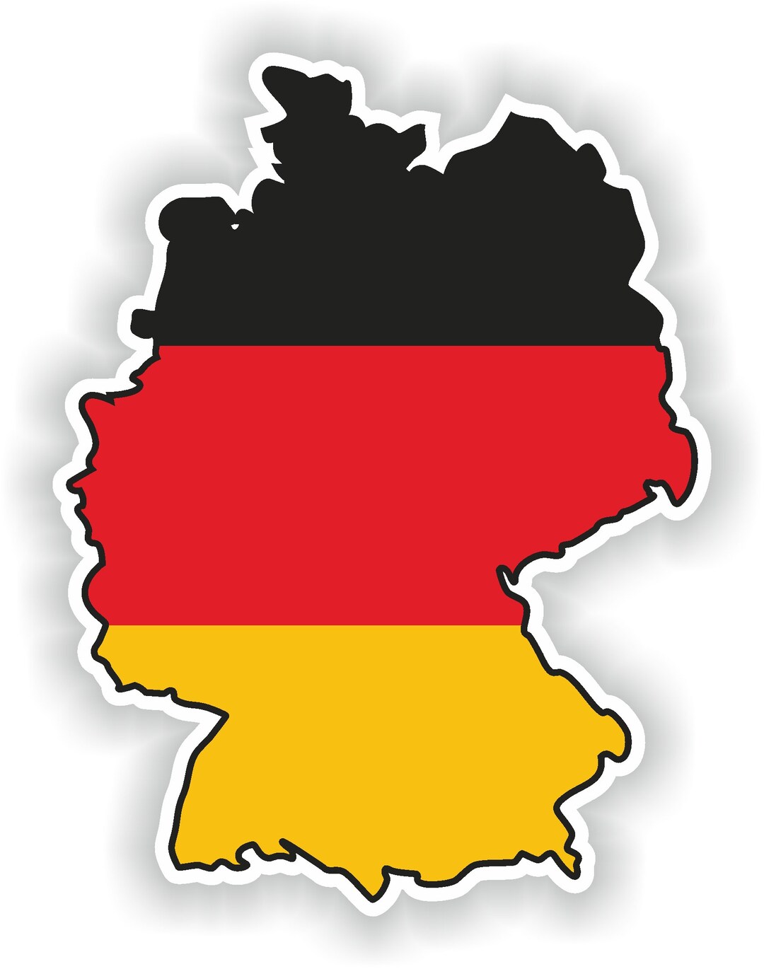 Bayern Freistaat Bayern Deutschland Karte Aufkleber Flagge für Laptop Buch  Kühlschrank Gitarre Motorrad Helm Werkzeugbox Tür PC Boot -  Österreich