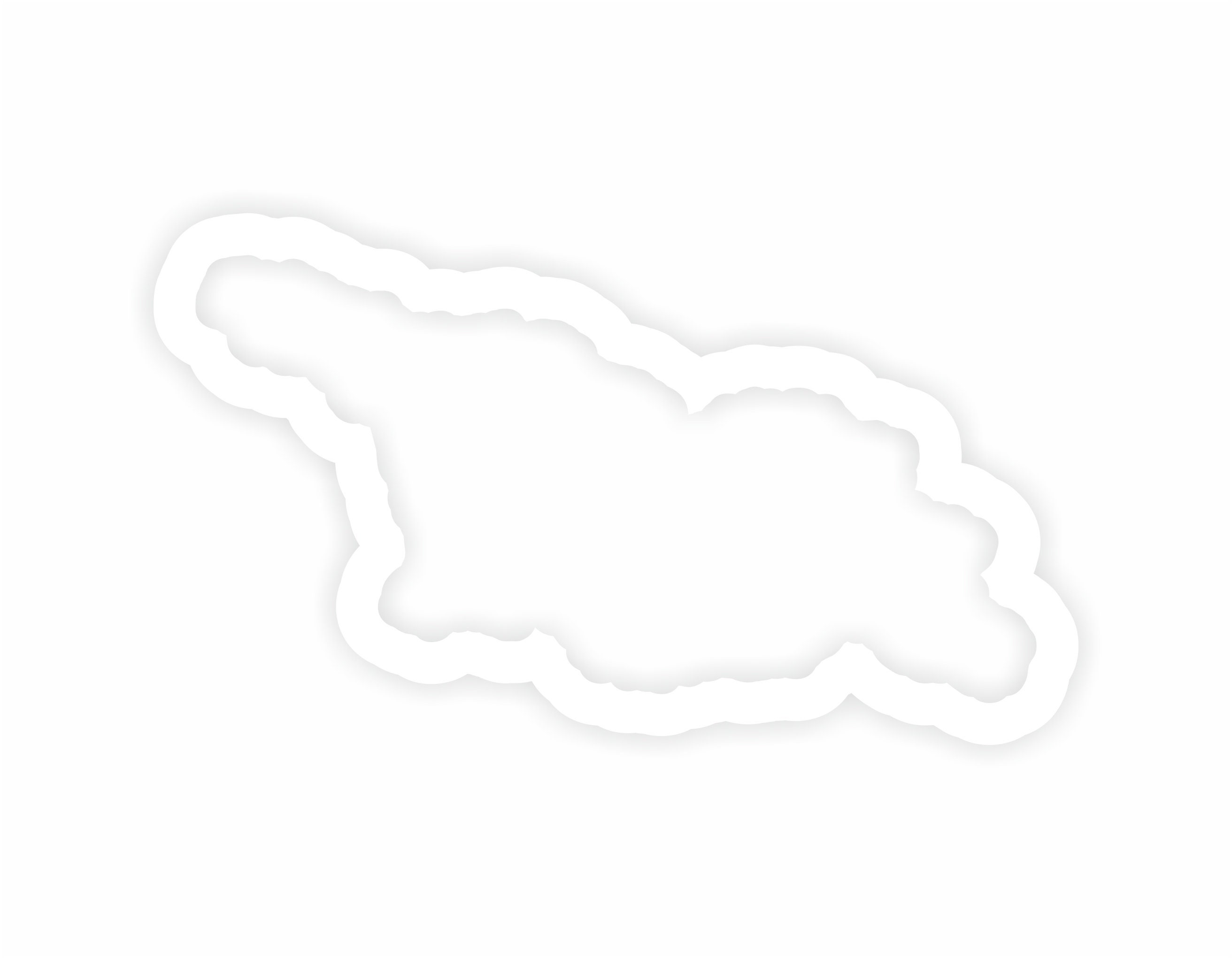 Georgia Map Flag Outline Sticker for Laptop Book Fridge Guitar ...