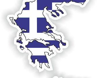 Greek National Flag Greece Vinyl Sticker Decal Blue And White Rectangular Shape Greek National Flag Greece Vinyl Sticker Decal Blue And White Rectangular Shape