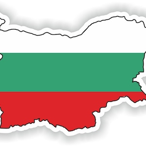 Bulgaria Map Flag - Digital File Download - svg, png, eps, jpg