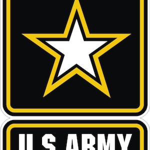 US Army Logo Military Sticker for Laptop Book Fridge Guitar Motorcycle Helmet ToolBox Door PC Boat