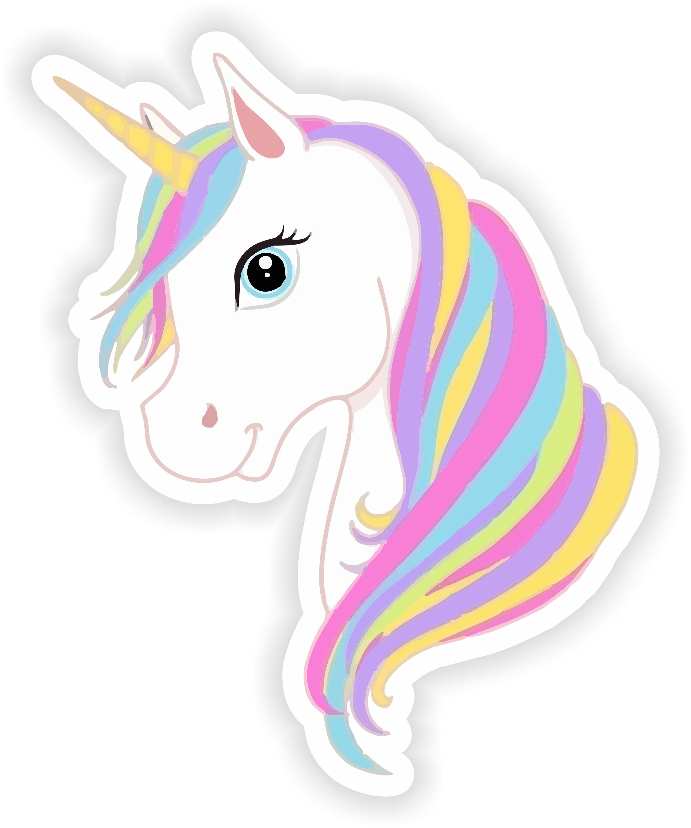 Targa Divertente 'Parcheggio Solo Per Unicorni' – 30x20 Cm – Rosa – Decorazione Parete Per Cameretta O Regalo Per Amiche