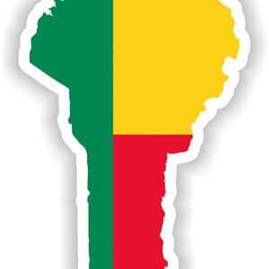 Benin Karte Flagge - Digital File Download - svg, png, eps, jpg