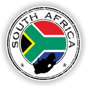 Sud Africa Seal Round Flag - Download di file digitali - svg, png, eps, jpg