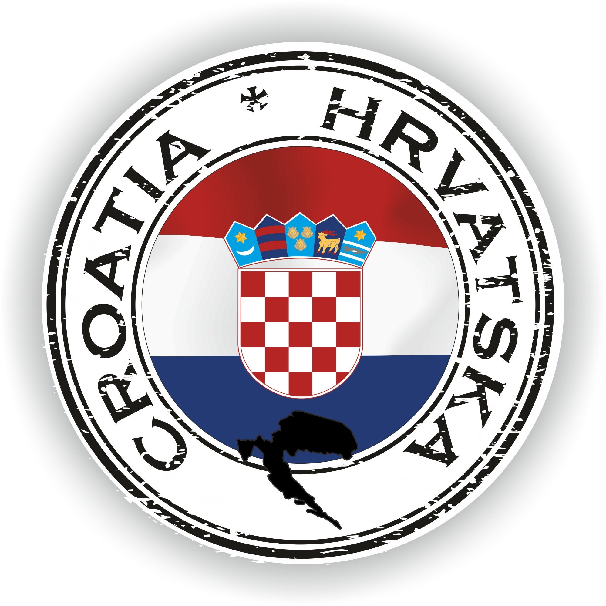 Croatia sticker - .de