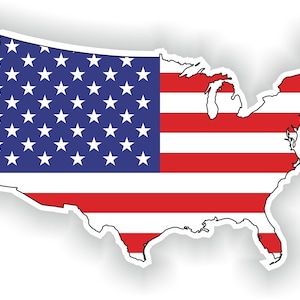 USA USA Karte Flagge - Digital File Download - svg, png, eps, jpg