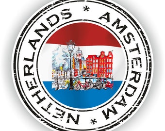 NÉERLANDAIS Force Aérienne PAYS-BAS Avion Cocarde Sticker Autocollant NÉERLANDAIS Force Aérienne PAYS-BAS Avion Cocarde Sticker Autocollant