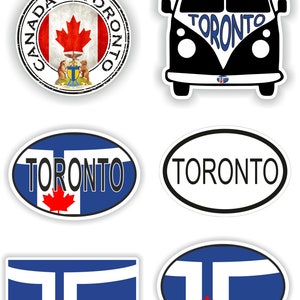 Toronto Retro script 3 Sticker for Sale by SaturdayAC