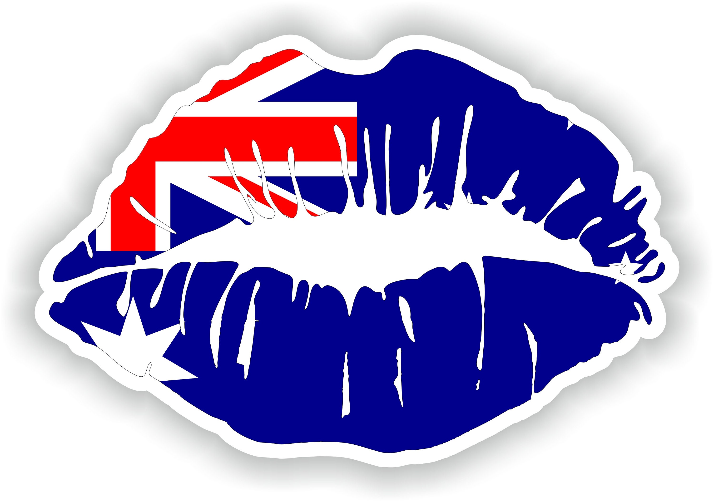 Australia Lips Flag - Digital File Download - Svg, Png, Eps, Jpg - Etsy