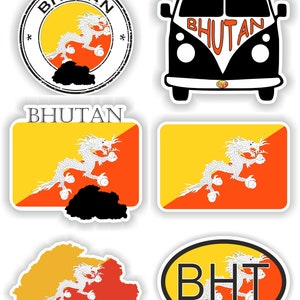 Bhutanese Sticker - Etsy Israel