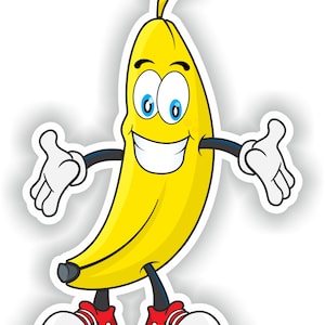 Banane - Digitaler Datei Download - svg, png, eps, jpg